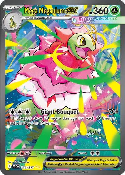Mega Meganium ex - 272/217 - ME: Ascended Heroes