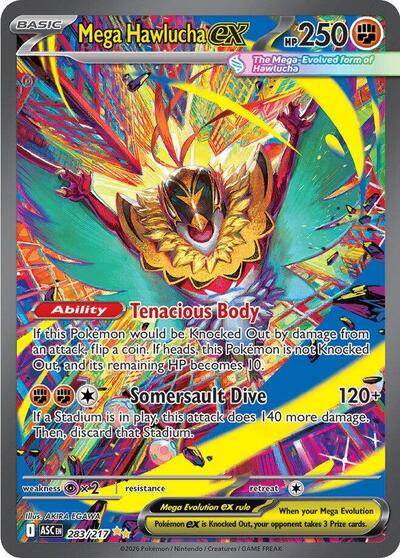 Mega Hawlucha ex 283 217 - ME: Ascended Heroes