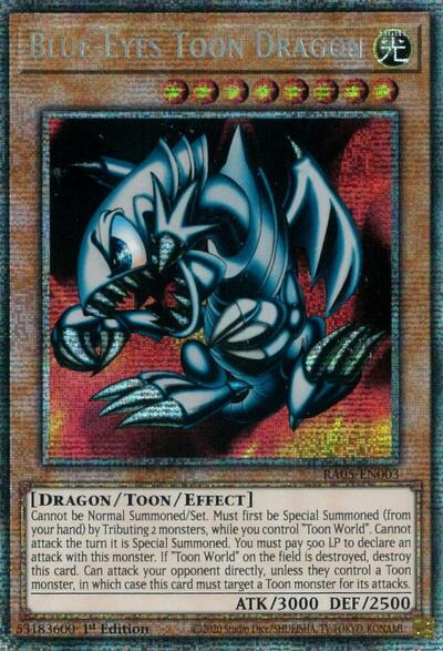 Blue-Eyes Toon Dragon - Rarity Collection 5