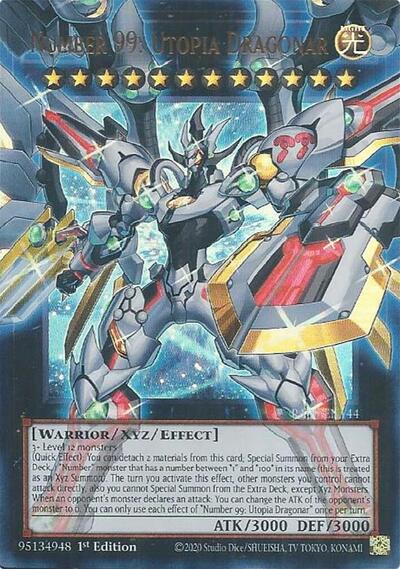 Number 99: Utopia Dragonar - Rarity Collection 5