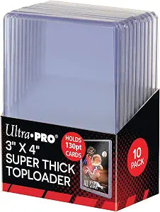 Ultra Pro 130pt Super Thick Toploaders - 10 Pack