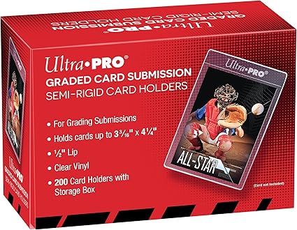 Ultra PRO Semi Rigid 1/2" Lip Tall Sleeves 200ct