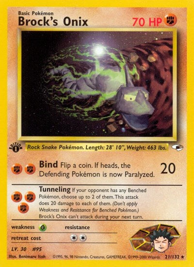 Brocks Onix 21 - Gym Heroes