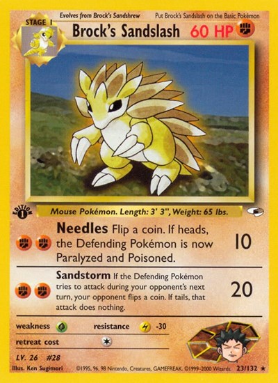 Brock's Sandslash - Gym Heroes