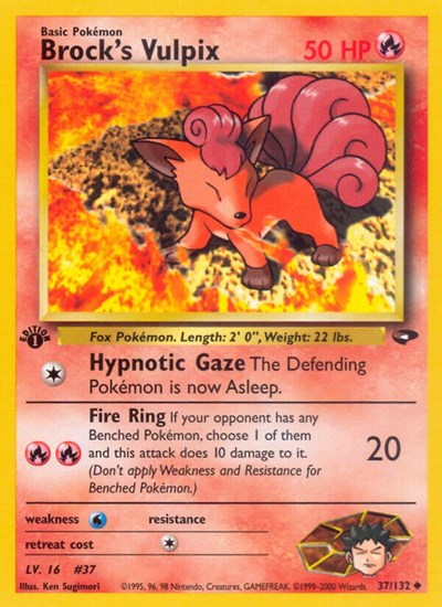 Brock's Vulpix - Gym Challenge