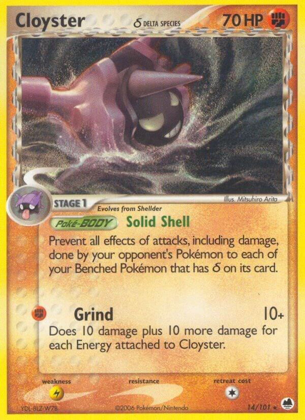 Cloyster (Delta Species) - Dragon Frontiers