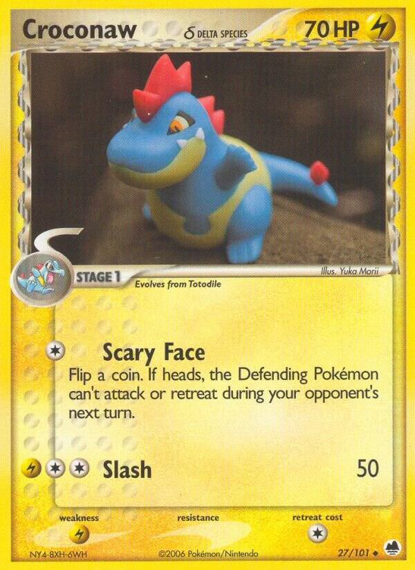 Croconaw (Delta Species) - Dragon Frontiers