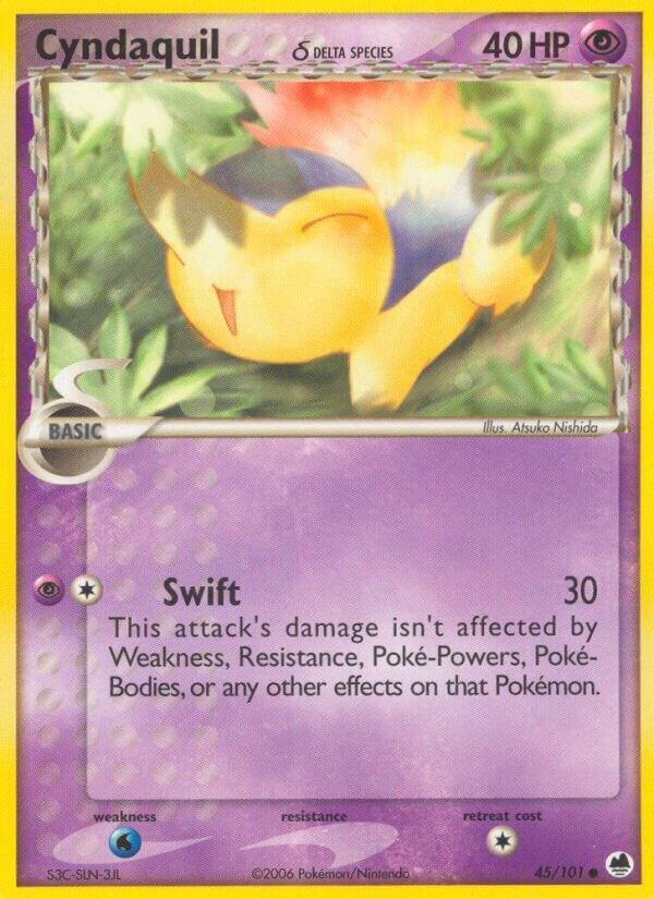 Cyndaquil (Delta Species) - Dragon Frontiers