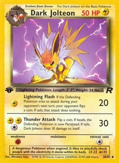 Dark Jolteon - Team Rocket