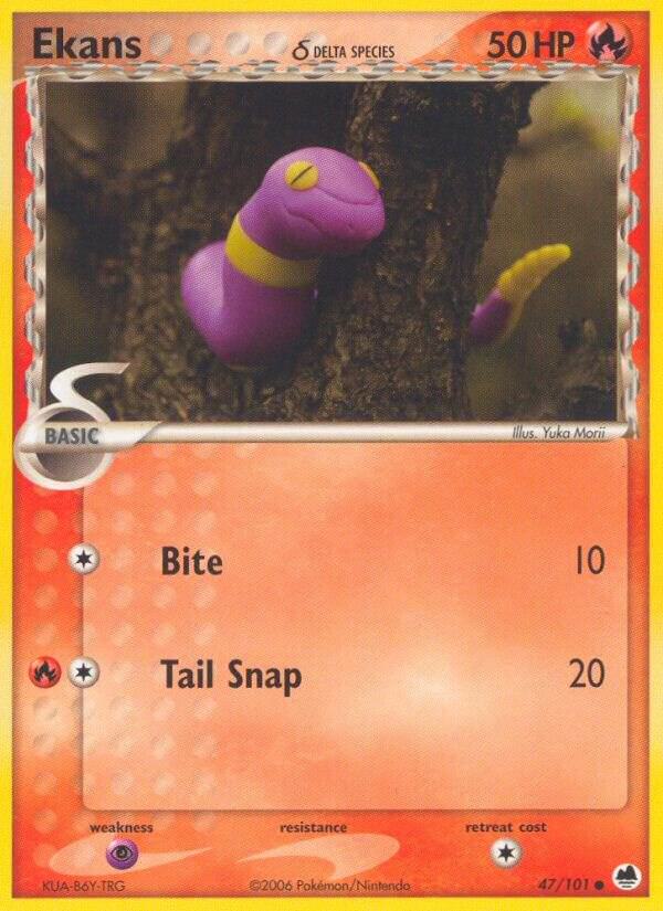 Ekans (Delta Species) - Dragon Frontiers