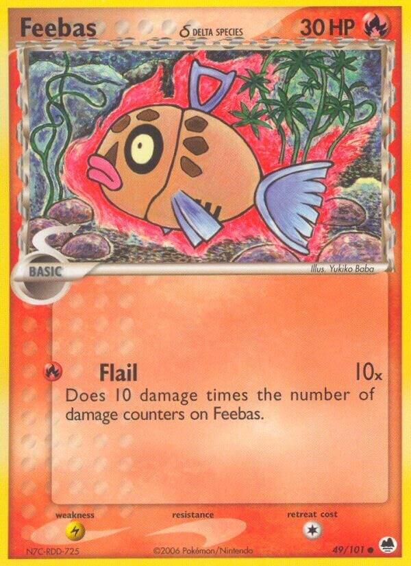 Feebas (Delta Species) - Dragon Frontiers