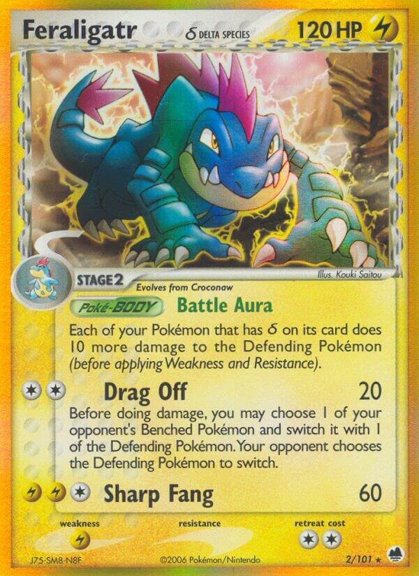 Feraligatr (Delta Species) - Dragon Frontiers