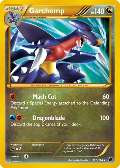 Garchomp (120 Secret Rare) - Plasma Freeze