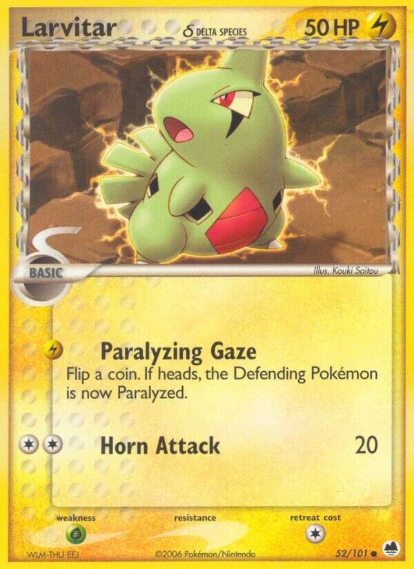 Larvitar (Delta Species) - Dragon Frontiers