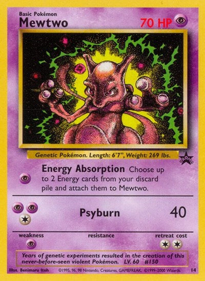 Mewtwo 14 - WoTC Promo