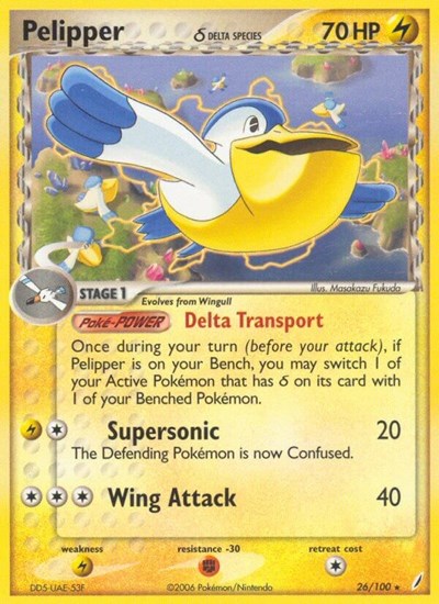 Pelipper (Delta Species) - Crystal Guardians