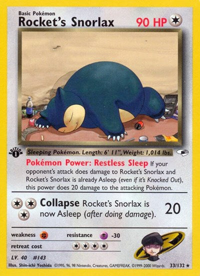 Rockets Snorlax - Gym Heroes