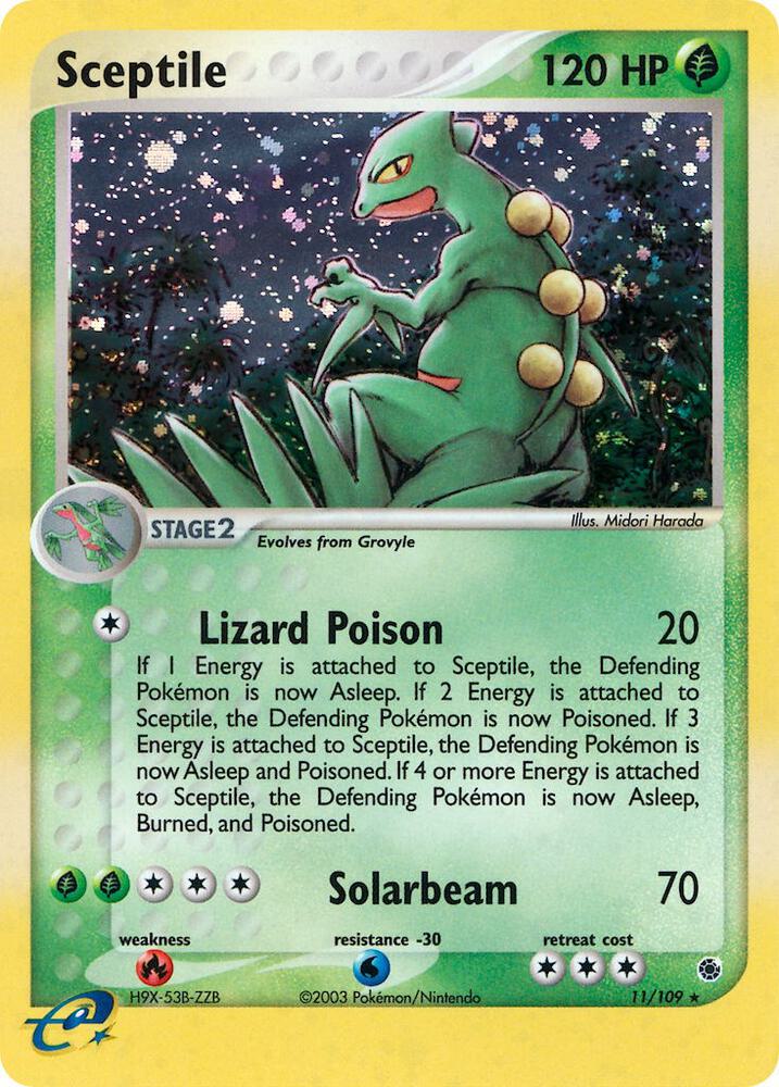 Sceptile - 11/109 - Ruby and Sapphire
