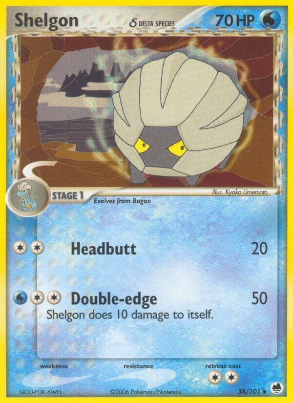 Shelgon (Delta Species) - Dragon Frontiers