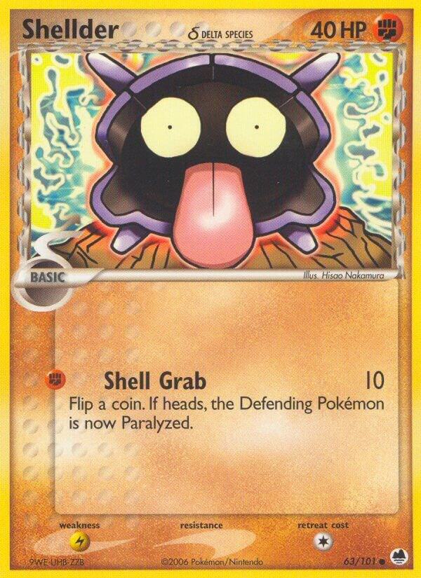 Shellder (Delta Species) - Dragon Frontiers