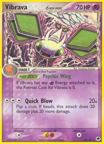 Vibrava - 024/101 (Delta Species) - Dragon Frontiers