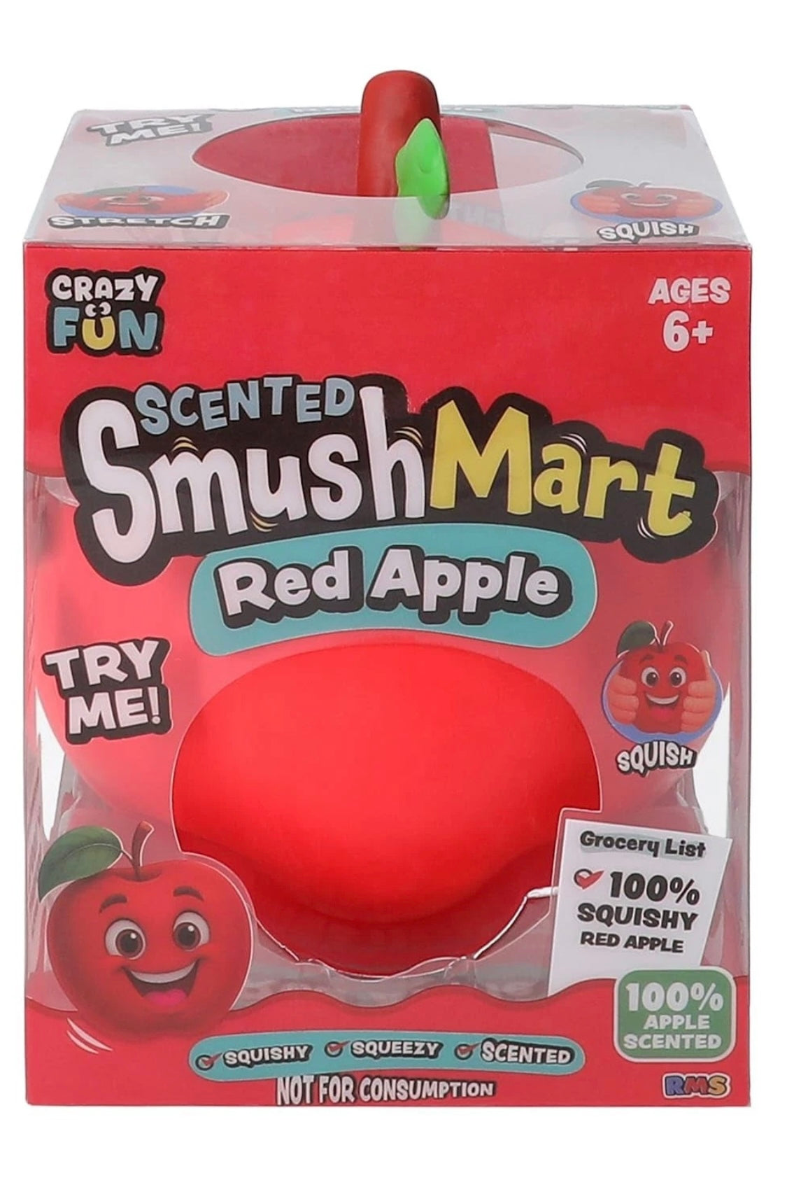 Crazy Fun - SmushMart Red Apple Jumbo Squishy