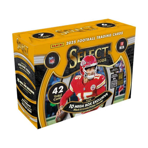 2025-26 Panini Select NFL Football Mega Box - Yellow