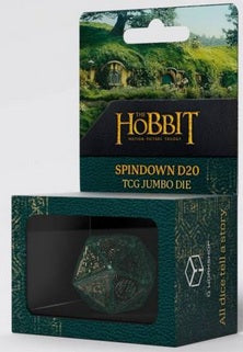 The Hobbit Spindown D20 Jumbo Die - Verdant