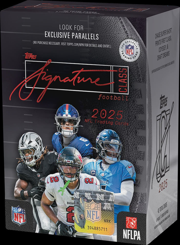 2025 Topps Signature Class NFL Value Box