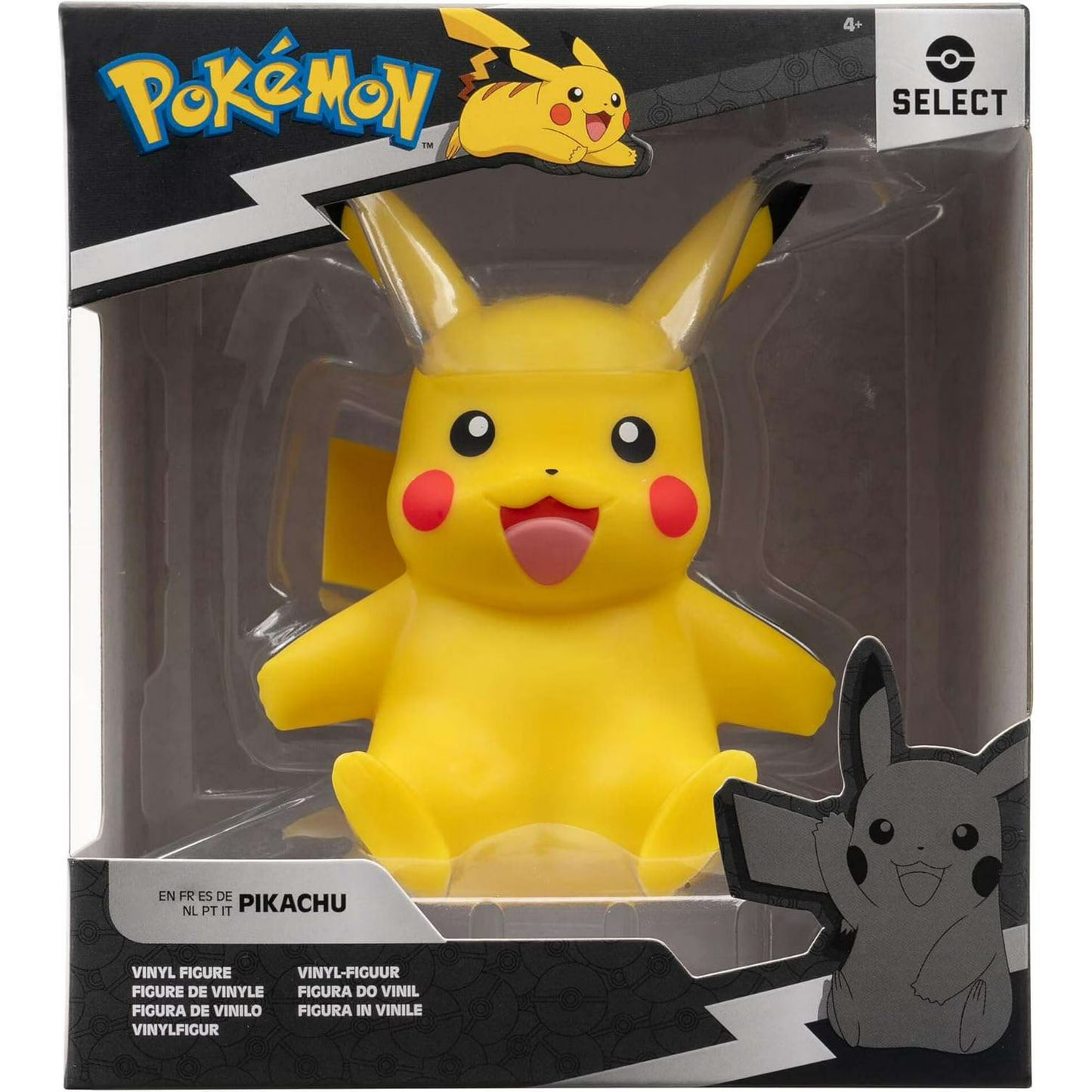 Pokémon Pikachu Select Vinyl Figure - 4 inch Figure Made from High-Quality Vinyl