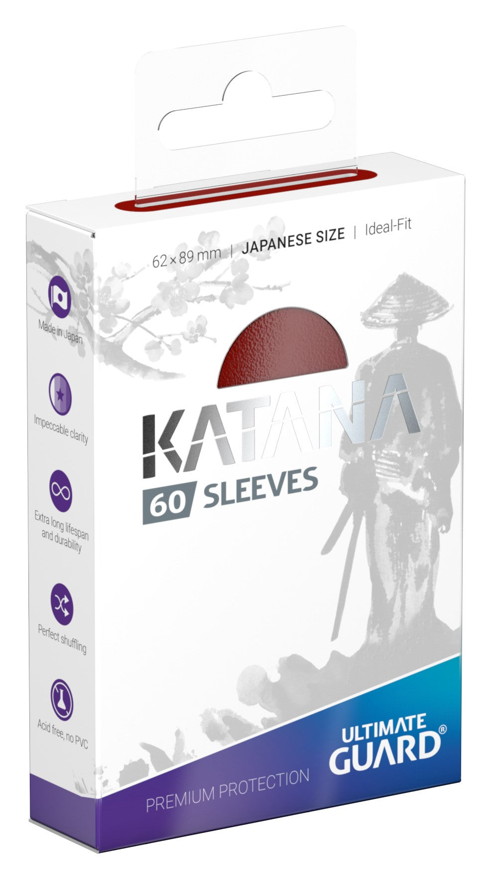 Ultimate Guard - Katana Japanese Sleeves Red