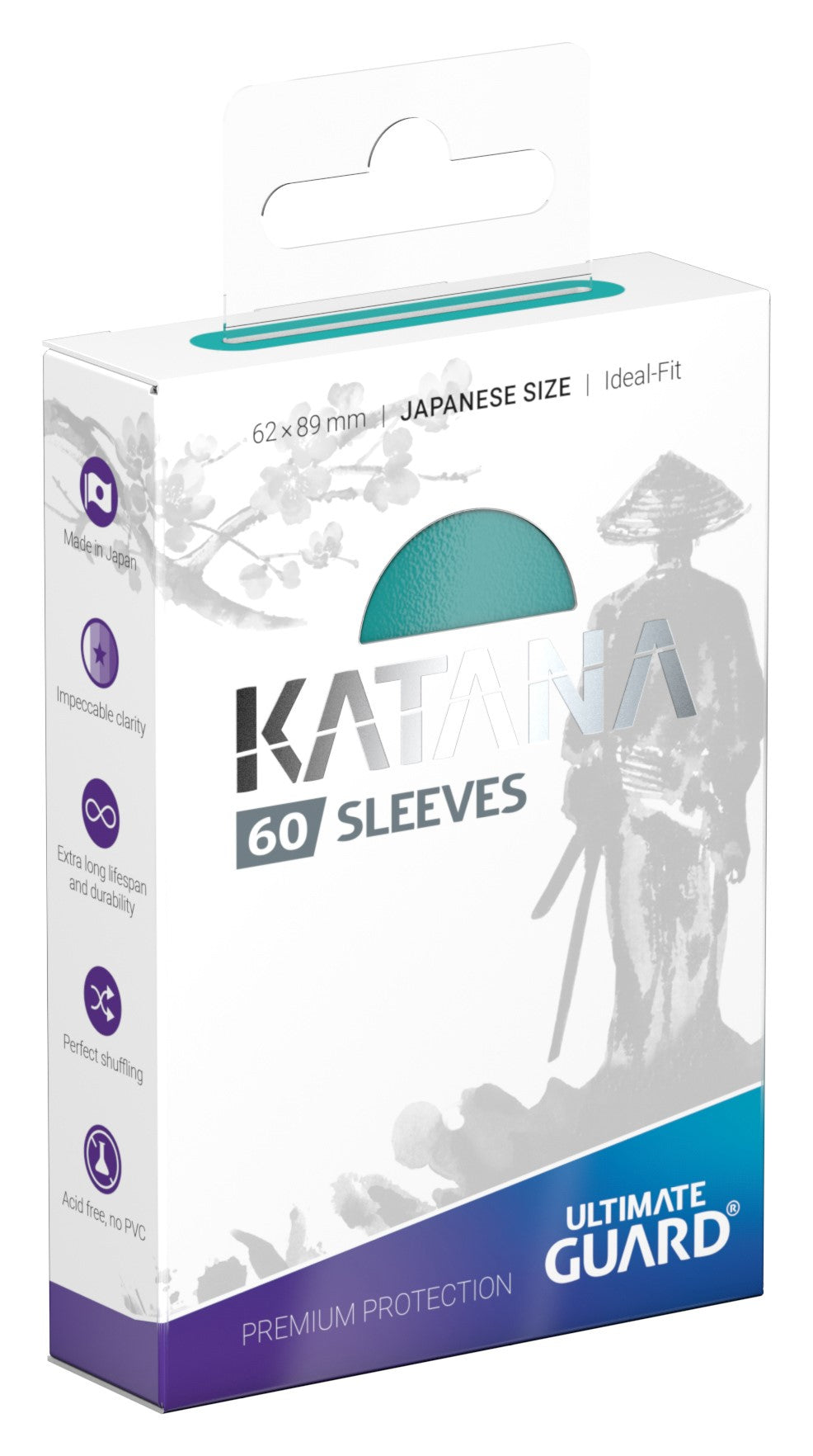 Ultimate Guard - Katana Japanese Sleeves Turquoise