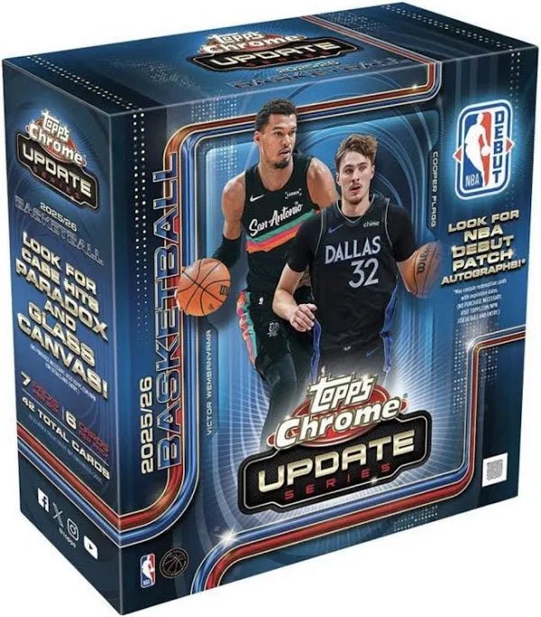 2025 NBA Topps Chrome Update Mega Box