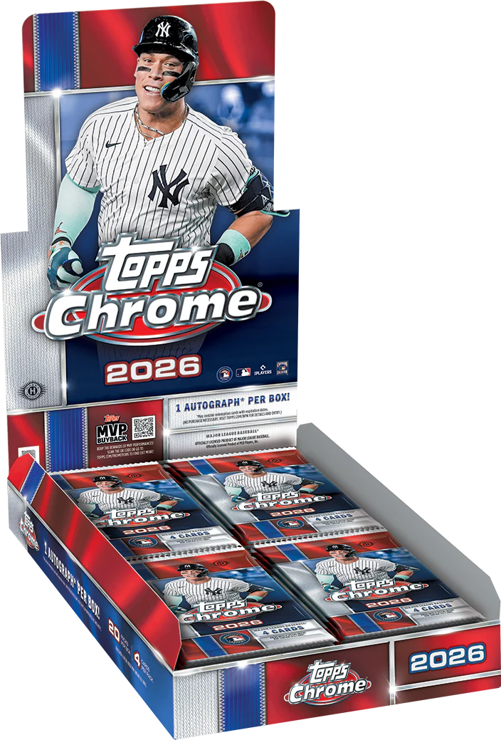 2026 MLB Topss Chrome Hobby Box