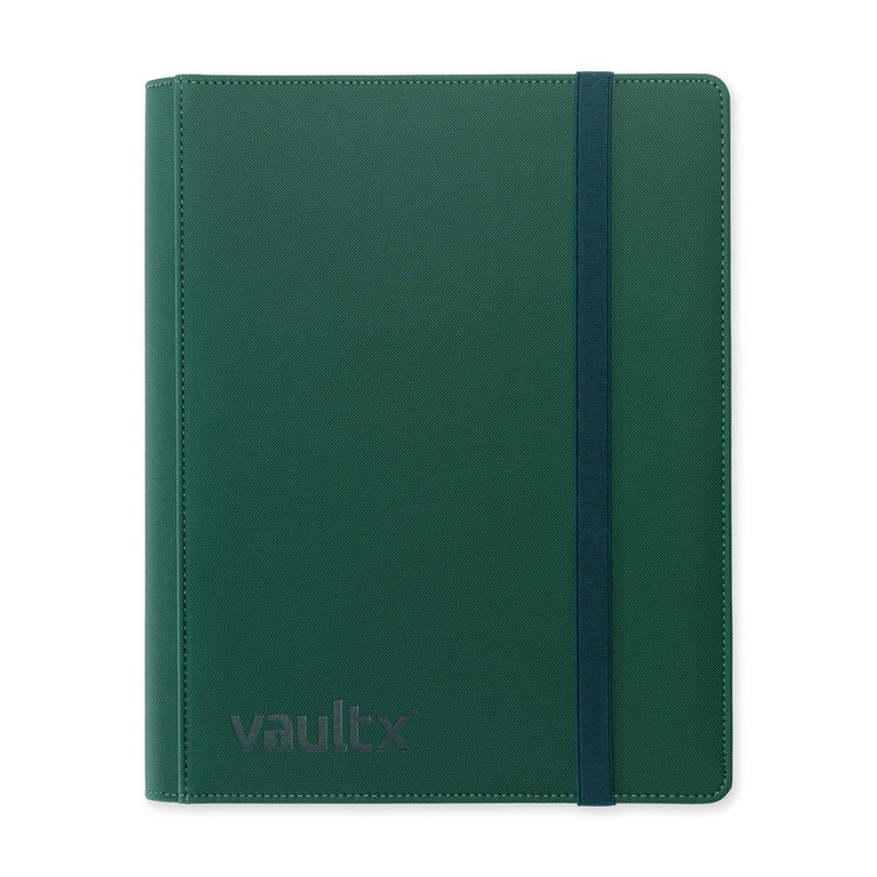 VaultX Premium 9 Pocket Exo-Tec Strap Binder - Forest Green