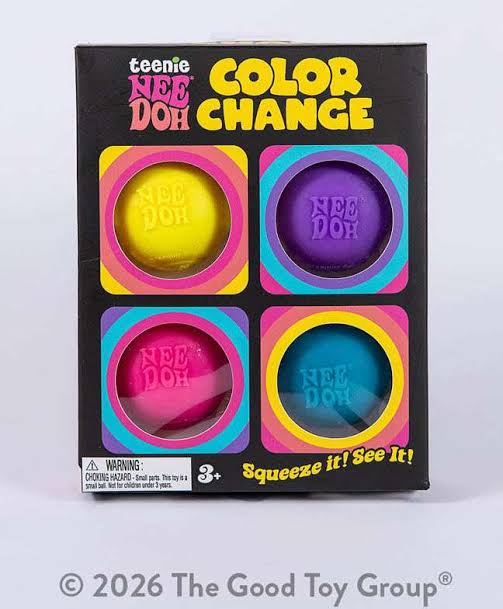 Nee-Doh Teenie Color Changing - 4 Pack