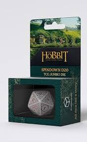The Hobbit Spindown D20 Jumbo Die - Radiant