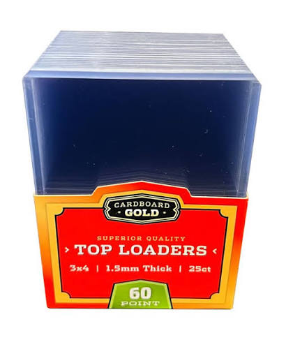 Cardboard Gold Thick 60pt Toploaders