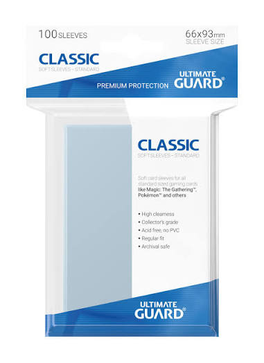 UGD - Classic Soft Sleeves Standard Size- Transparent