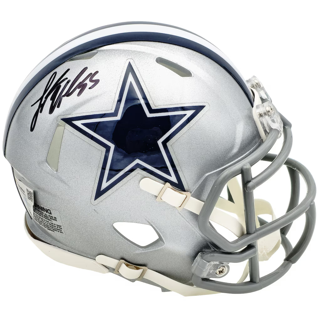 Leighton Vander Esch Signed Mini Helmet