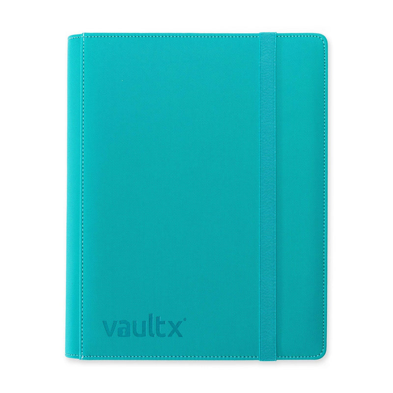 VaultX Premium 9 Pocket Exo-Tec Strap Binder - Ocean Blue