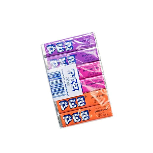 Pez Candy Refill 6 Rolls Fruit Flavors
