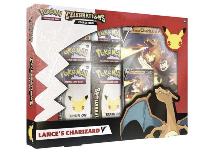 Pokémon TCG: Celebrations Collection Box [Lance's Charizard V Oversize] (2021)