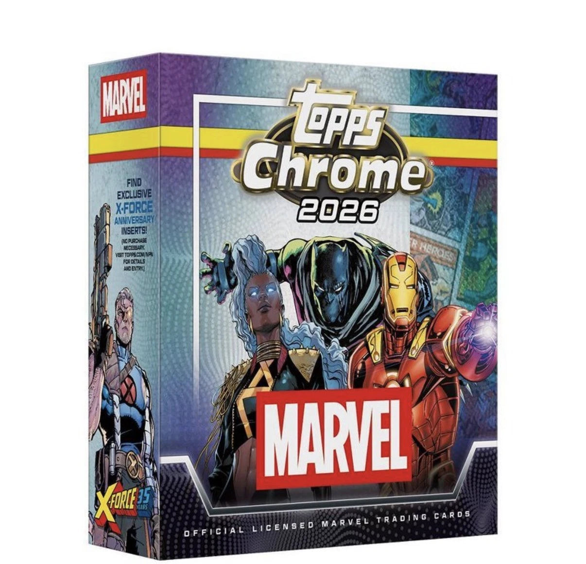 2026 Topps Chrome Marvel Mega Box