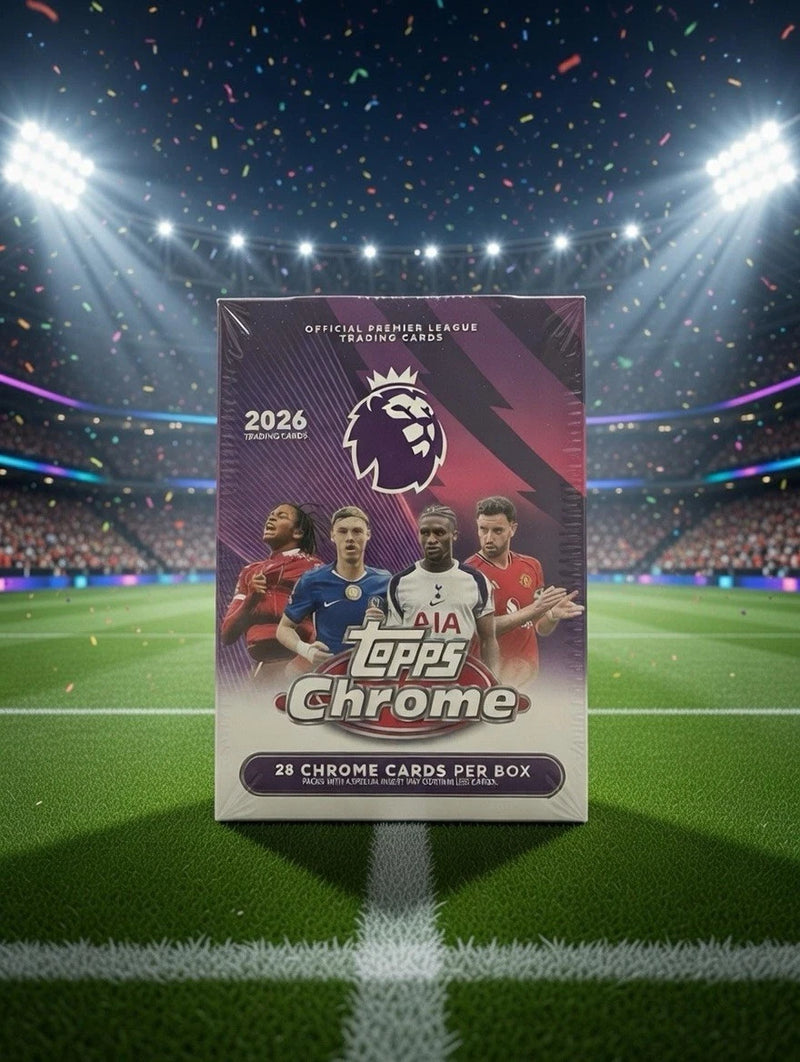 2026 Topps Chrome Premier League Soccer Blaster Box