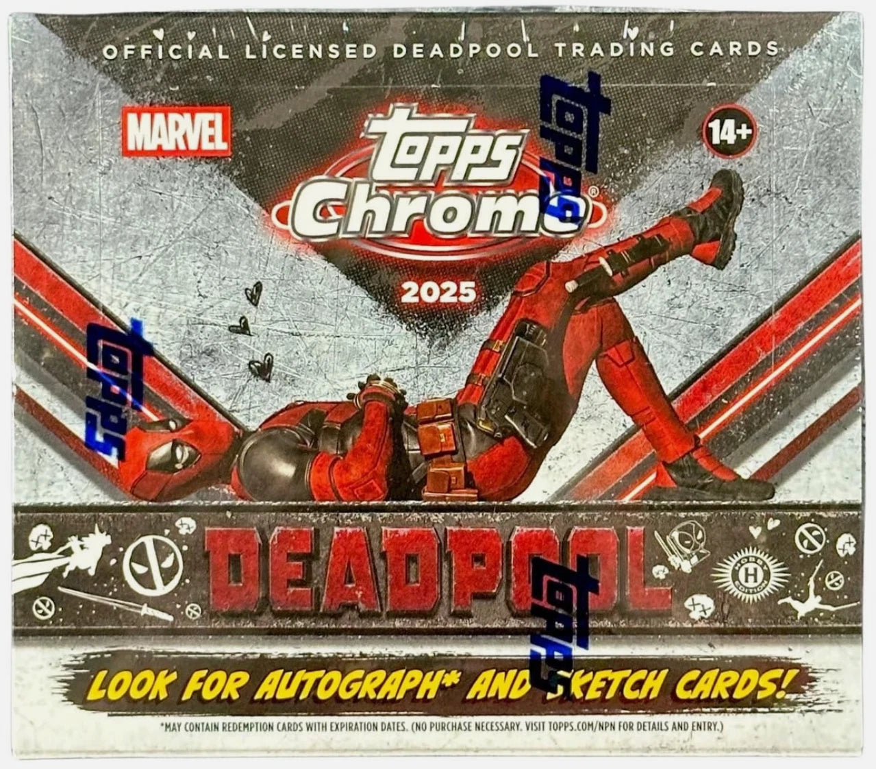 2025 Topps Chrome Marvel Deadpool Hobby Box