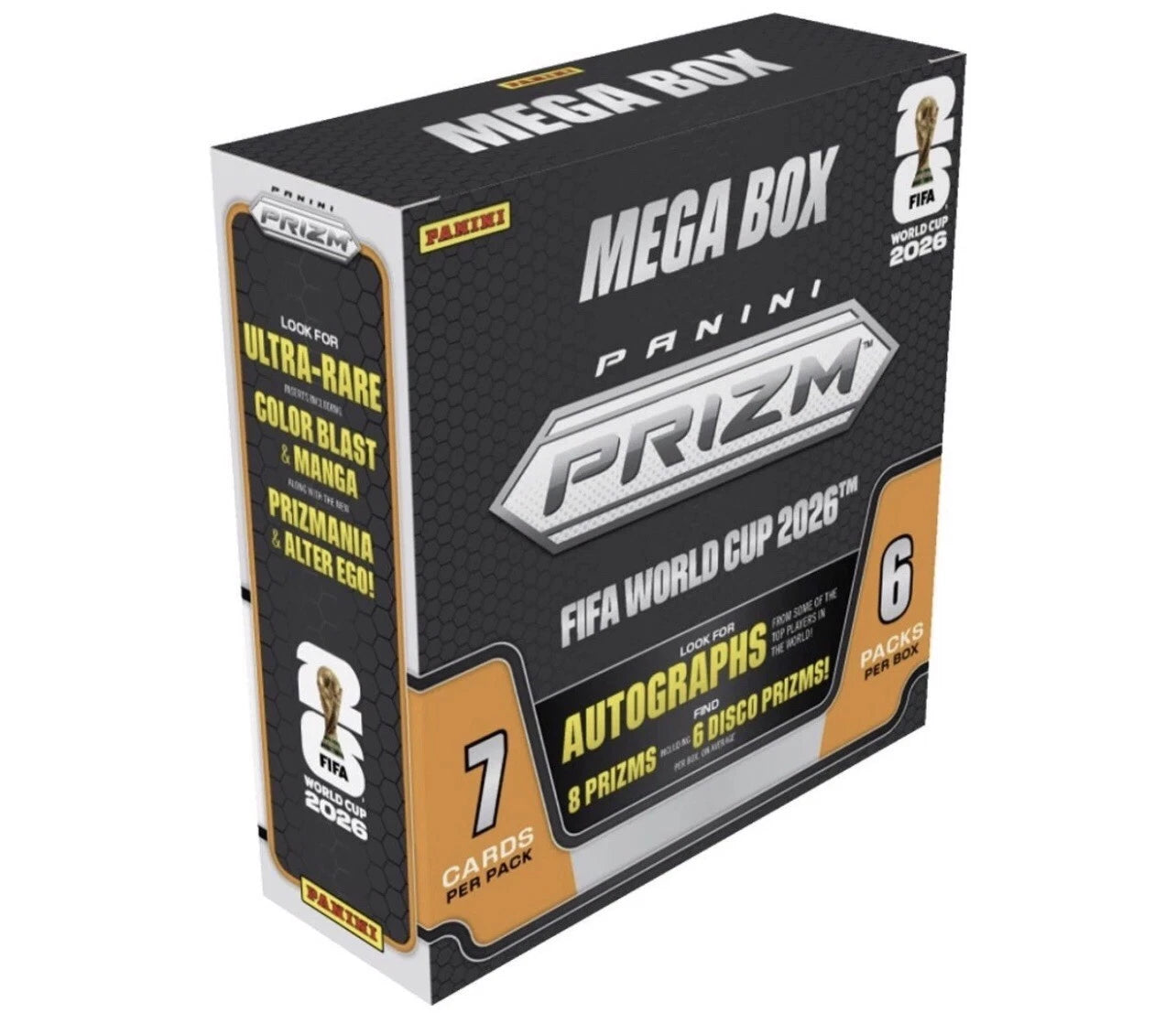 2026 PANINI PRIZM PRIZM WORLD CUP SOCCER FIFA MEGA BOX