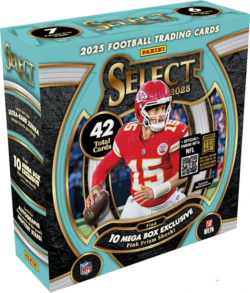 2025 Panini Select Football Factory Sealed Mega Box
