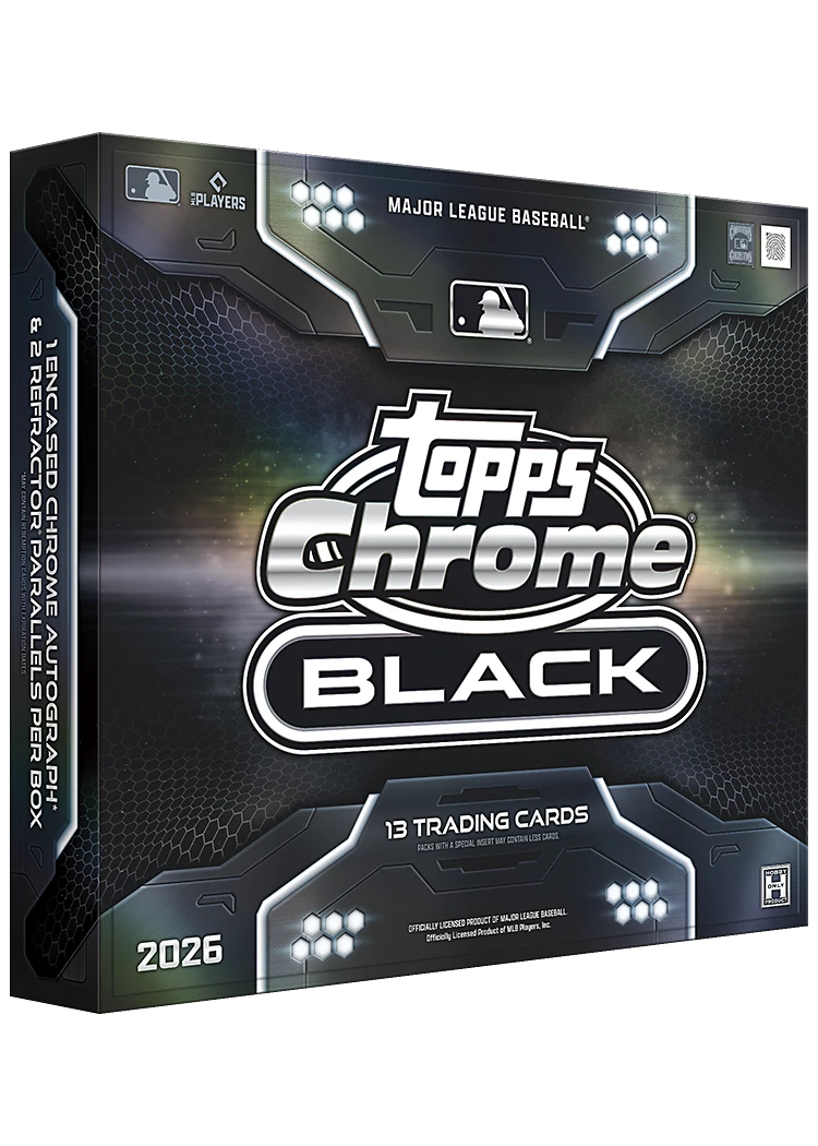 2026 MLB Topps Chrome Black Hobby Box
