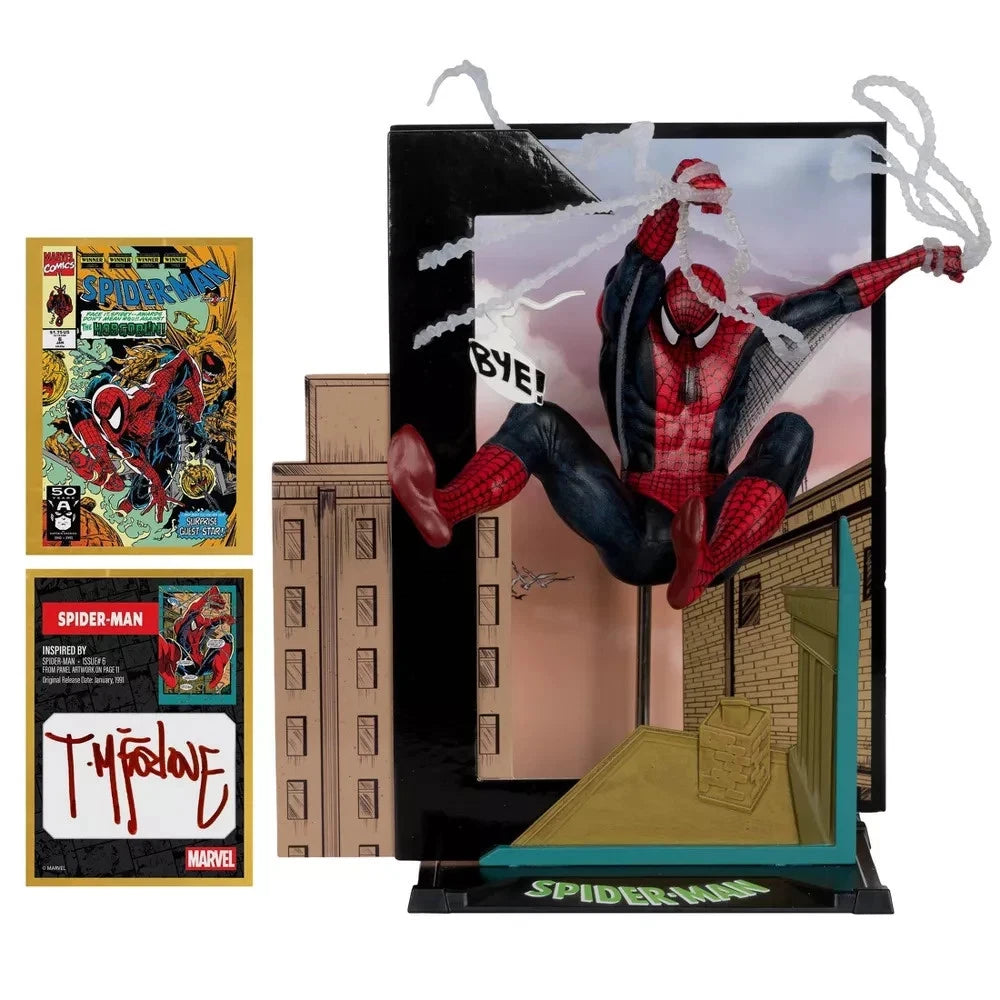 McFarlane Toys MARVEL Spider-Man #6 Autograph Series Gold Label 1:10 Scale - NEW